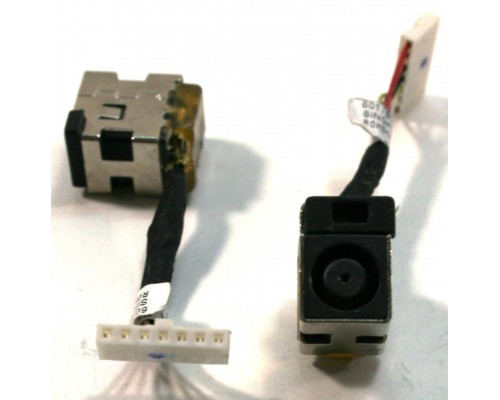 Роз'єм живлення ноутбука з кабелем для HP PJ178 (7.4mm x 5.0mm + center pin), 7-pin, Универсальный (A49033)