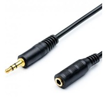 Кабель мультимедійний mini-Jack (male-female) 0.8m Atcom (16846)