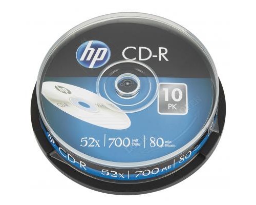 Диск CD HP CD-R 700MB 52X 10шт Spindle (69308/CRE00019-3)