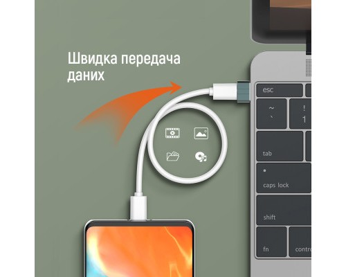 Перехідник USB-C to USB-A ColorWay (CW-AD-CA)