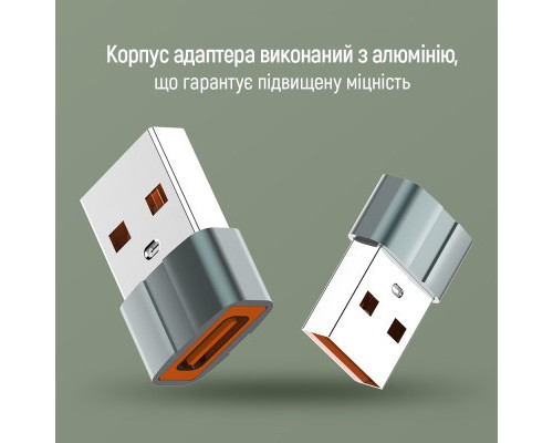 Перехідник USB-C to USB-A ColorWay (CW-AD-CA)