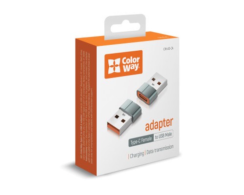 Перехідник USB-C to USB-A ColorWay (CW-AD-CA)