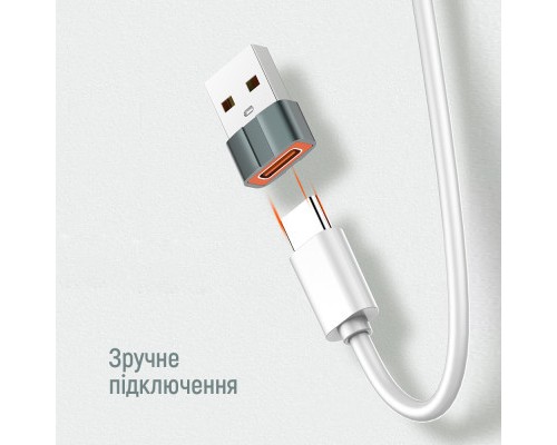 Перехідник USB-C to USB-A ColorWay (CW-AD-CA)