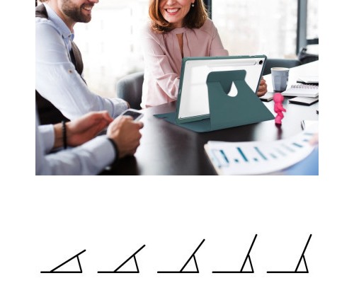 Чохол до планшета BeCover 360° Rotatable Samsung Tab S9 Plus (SM-X810/SM-X816)/S9 FE Plus (SM-X610/SM-X616) 12.4