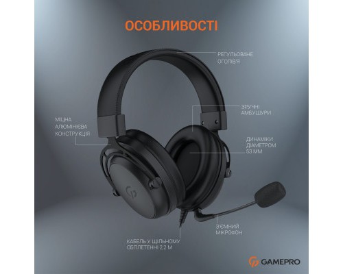 Навушники GamePro HS1050 Black (HS1050)
