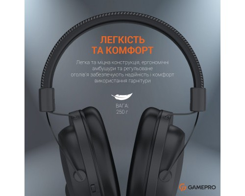 Навушники GamePro HS1050 Black (HS1050)