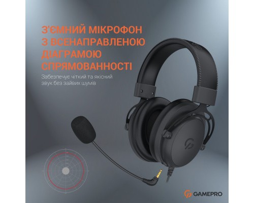 Навушники GamePro HS1050 Black (HS1050)