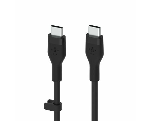 Дата кабель USB-C to USB-C 3.0m 60W Black Belkin (CAB009BT3MBK)