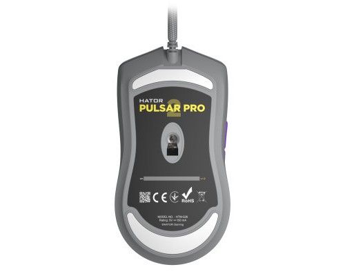 Мишка Hator Pulsar 2 Pro USB Titanium (HTM-526)