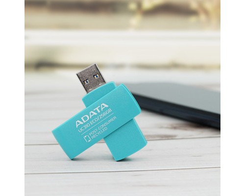 USB флеш накопичувач ADATA 128GB UC310 Eco Green USB 3.2 (UC310E-128G-RGN)