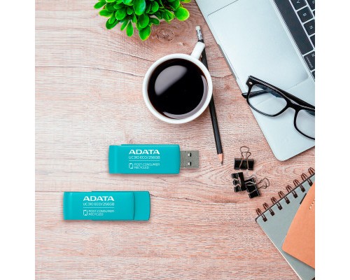 USB флеш накопичувач ADATA 128GB UC310 Eco Green USB 3.2 (UC310E-128G-RGN)