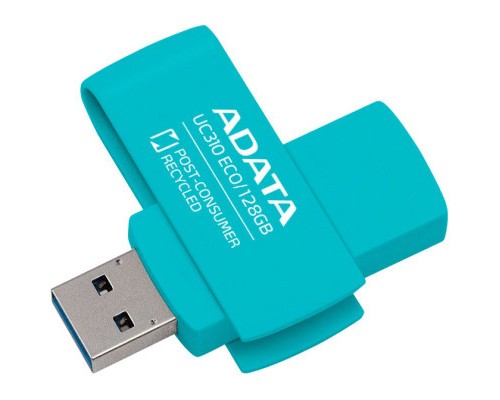 USB флеш накопичувач ADATA 128GB UC310 Eco Green USB 3.2 (UC310E-128G-RGN)