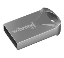 USB флеш накопичувач Wibrand 4GB Hawk Silver USB 2.0 (WI2.0/HA4M1S)