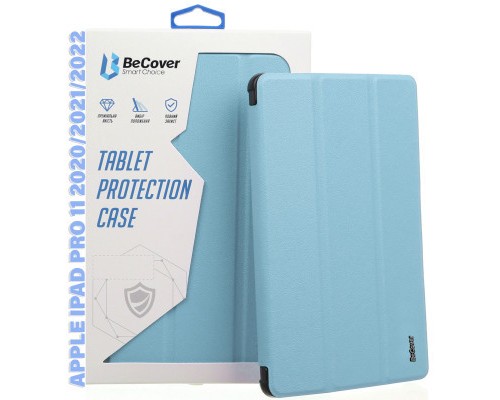 Чохол до планшета BeCover Tri Fold Hard TPU Apple iPad Pro 11 2020/2021/2022 Light Blue (711112)