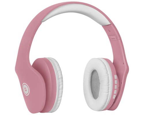 Навушники Defender FreeMotion B525 Bluetooth Pink-White (63528)