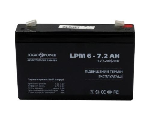 Батарея до ДБЖ LogicPower LPM 6В 7.2 Ач (3859)
