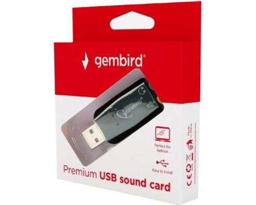 Перехідник USB2.0-Audio Gembird (SC-USB2.0-01)