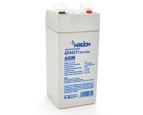 Батарея до ДБЖ Merlion 4V-4.5Ah (GP445F1)