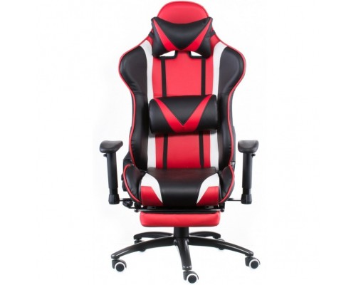 Крісло ігрове Special4You ExtremeRace black/red/white with footrest (E6460)