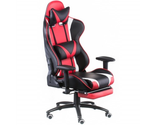 Крісло ігрове Special4You ExtremeRace black/red/white with footrest (E6460)