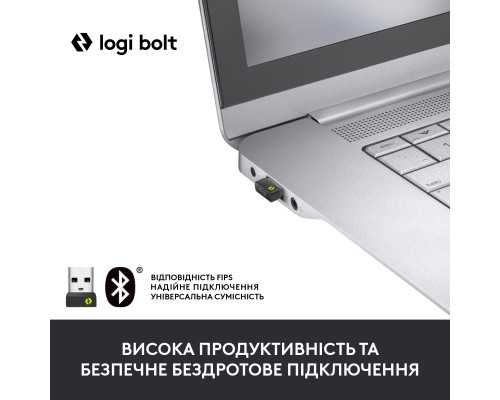 Мишка Logitech Signature M650 L Wireless Mouse for Business Graphite (910-006348)