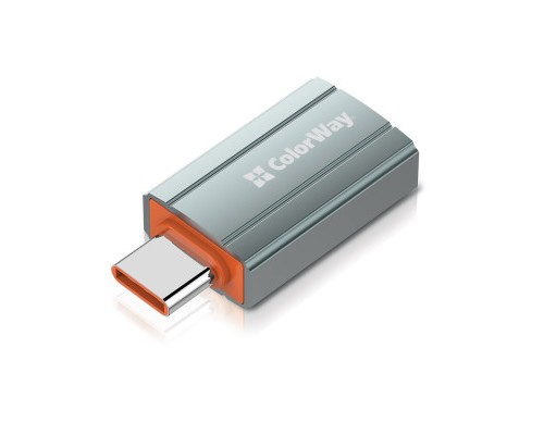 Перехідник USB-A toUSB-C ColorWay (CW-AD-AC)