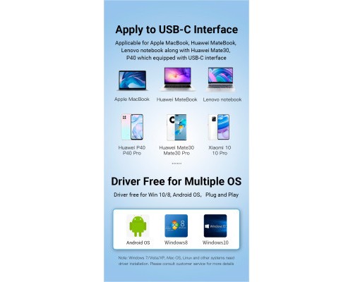 Перехідник USB3.1 Type-C to Ethernet RJ45 1000Mb Aluminum black Vention (CFNHB)