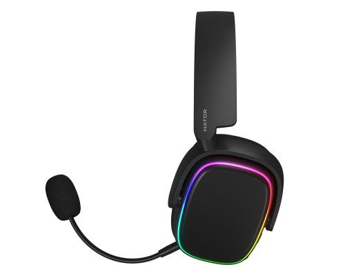 Навушники Hator Phoenix Wireless RGB Tri-mode Black (HTA-870)