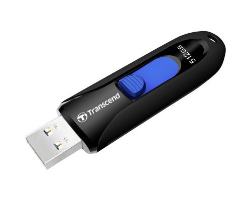 USB флеш накопичувач Transcend 512GB JetFlash 790 Black USB 3.1 (TS512GJF790K)