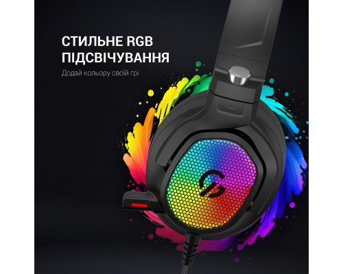 Навушники GamePro HS1300 RGB 7.1 Black (HS1300)