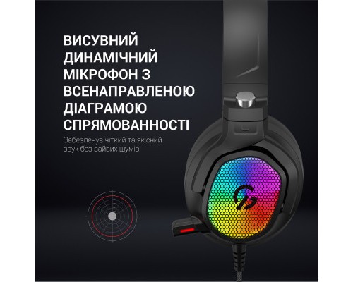Навушники GamePro HS1300 RGB 7.1 Black (HS1300)
