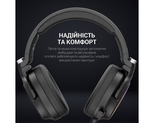 Навушники GamePro HS1300 RGB 7.1 Black (HS1300)