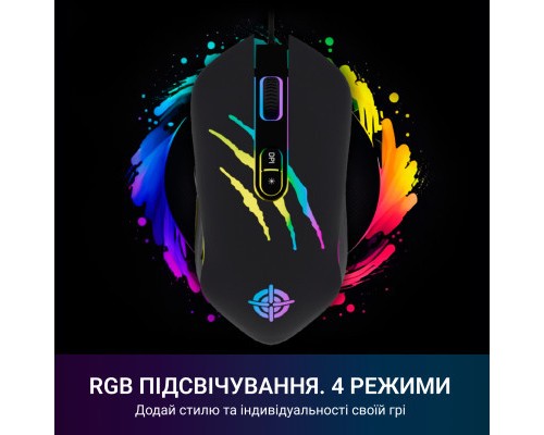 Мишка GamePro GM408 Raptor USB Black (GM408)