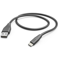 Дата кабель USB 2.0 AM to Type-C 1.5m Black Hama (00201595)
