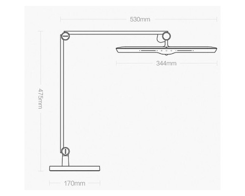 Настільна лампа Yeelight LED Light Reducing Smart Desk Lamp V1 Apple Homekit (YLTD08YL)