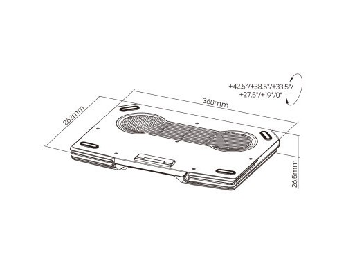 Підставка до ноутбука GamePro CP1540