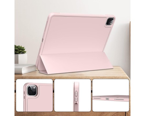 Чохол до планшета BeCover Tri Fold Hard TPU Apple iPad Pro 11 2020/2021/2022 Pink (711113)