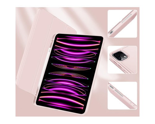 Чохол до планшета BeCover Tri Fold Hard TPU Apple iPad Pro 11 2020/2021/2022 Pink (711113)