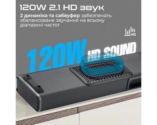 Акустична система Promate CastBar-120 Black (castbar-120.black)