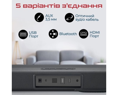 Акустична система Promate CastBar-120 Black (castbar-120.black)