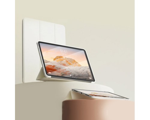 Чохол до планшета BeCover Tri Fold Soft TPU Silicone Apple iPad Pro 12.9 2020/2021/2022 Beige (711736)