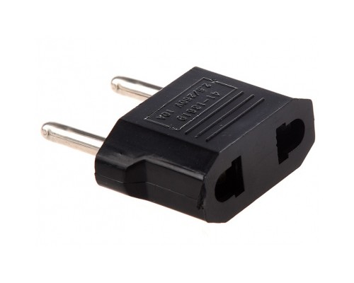Перехідник Atcom UK/US-розетка - Евро-вилка, черный (14345)