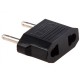 Перехідник Atcom UK/US-розетка - Евро-вилка, черный (14345)
