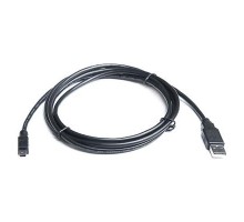 Дата кабель USB 2.0 AM to Micro 5P 0.6m Pro black REAL-EL (EL123500021)