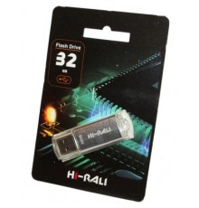 USB флеш накопичувач Hi-Rali 32GB Rocket Series Silver USB 2.0 (HI-32GBVCSL)