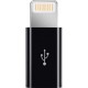 Перехідник Micro USB to Lightning black XoKo (XK-AC030-BK)