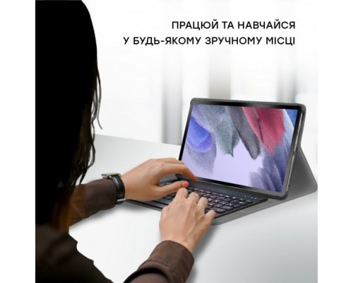 Чохол до планшета AirOn Premium Samsung Galaxy Tab A7 LITE T220/T225 BT keyboard Bla (4822352781065)