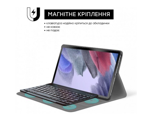 Чохол до планшета AirOn Premium Samsung Galaxy Tab A7 LITE T220/T225 BT keyboard Bla (4822352781065)