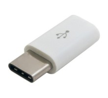 Перехідник Lapara USB 3.1 Type-C male to Micro USB female OTG (LA-Type-C-MicroUSB-adaptor white)