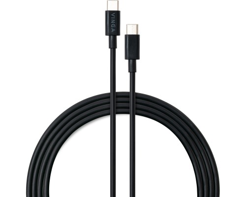 Дата кабель USB-C to USB-C 1.0m 60W PVC Vinga (VCDCCC31)